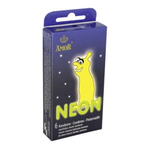Preservativi Fluorescenti Amor Neon